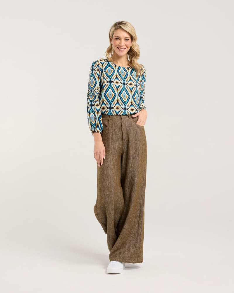 BLACKSTONE Apollo Wide Jeans Malt