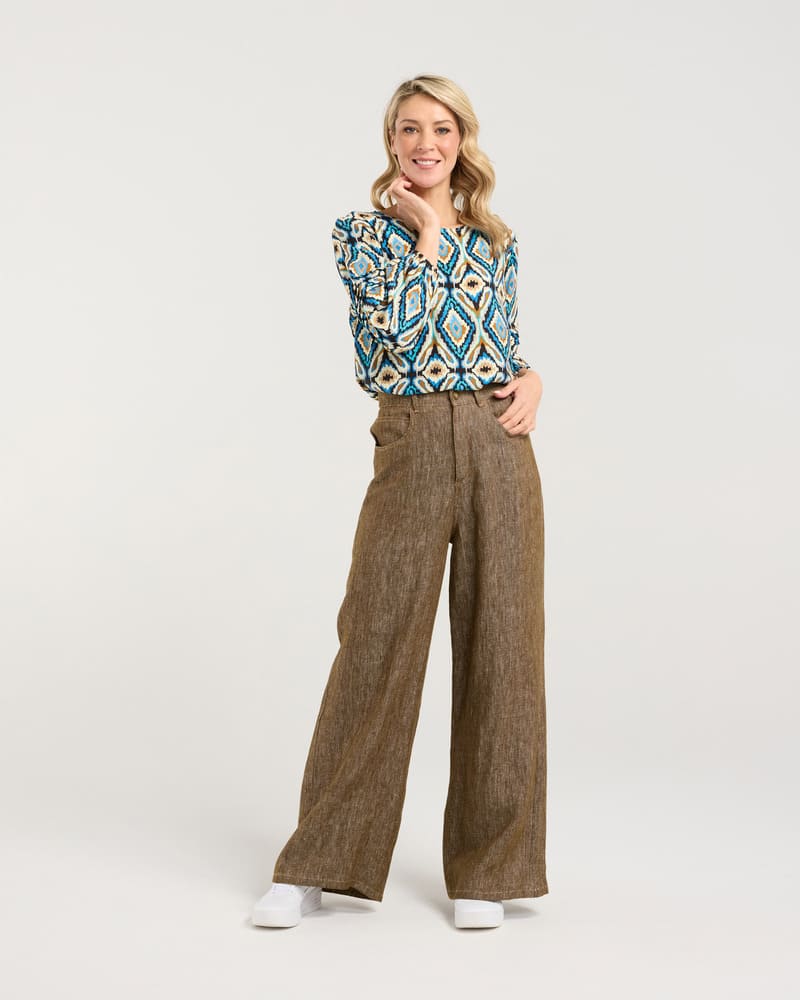 BLACKSTONE Apollo Wide Jeans Malt