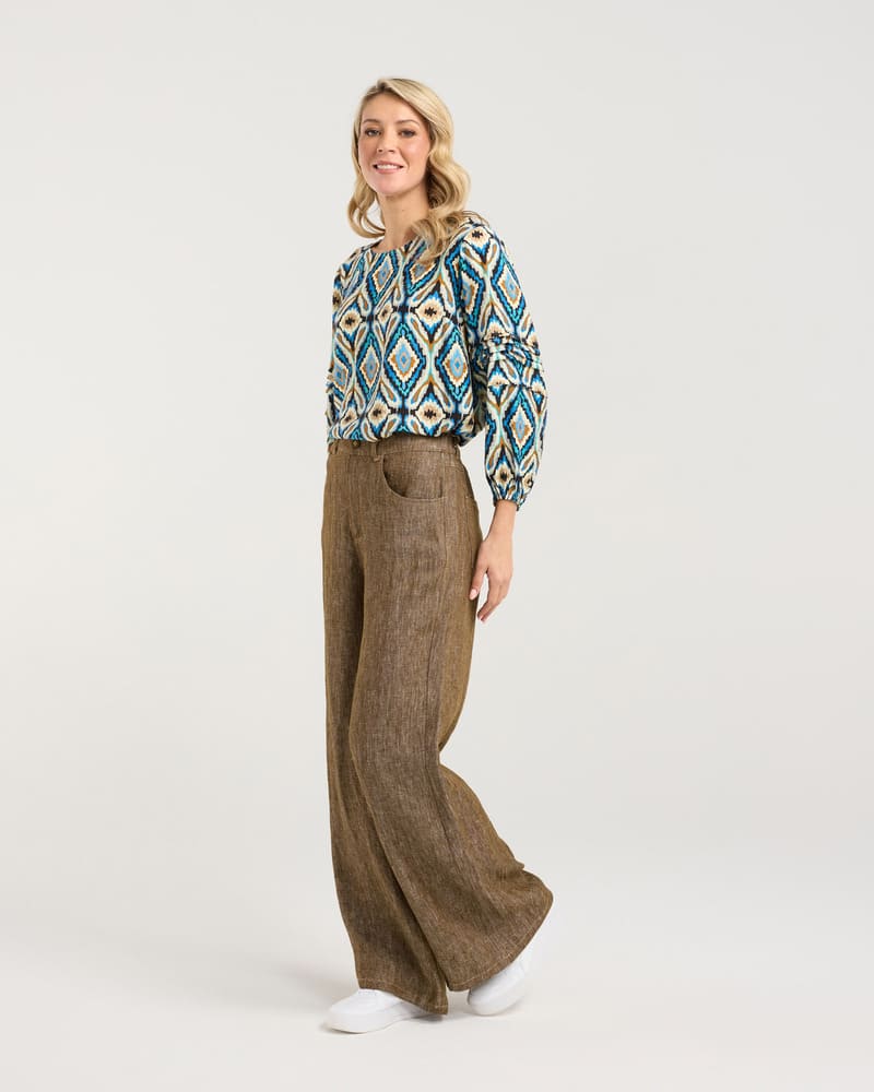 BLACKSTONE Apollo Wide Jeans Malt