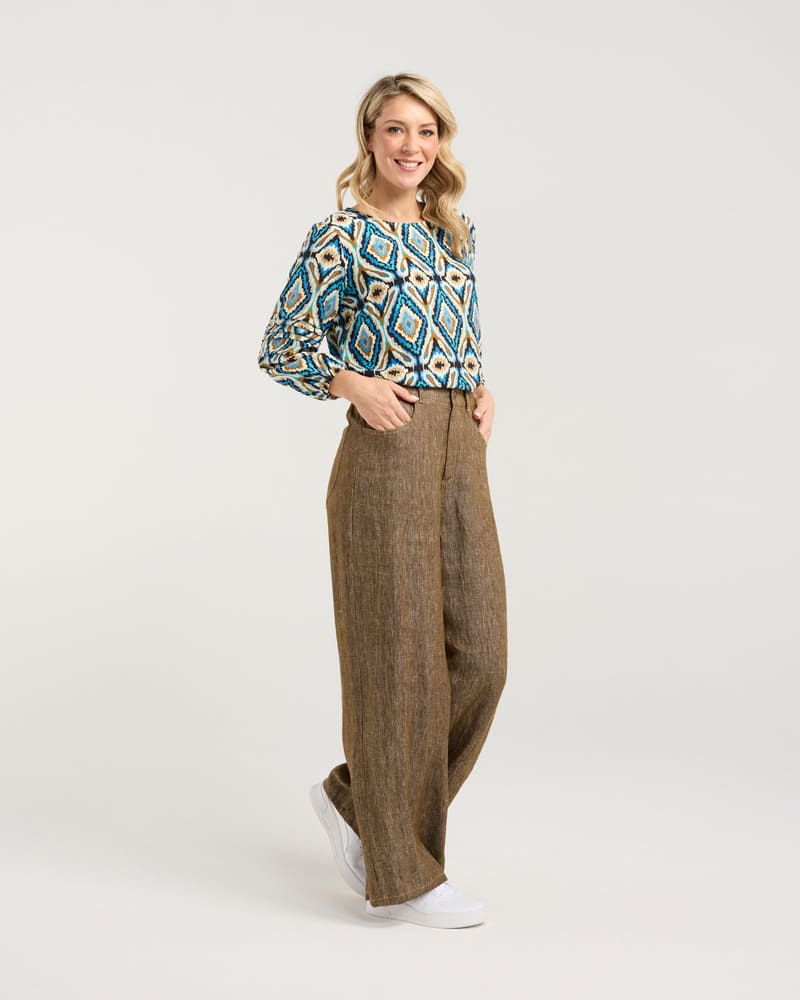 BLACKSTONE Apollo Wide Jeans Malt