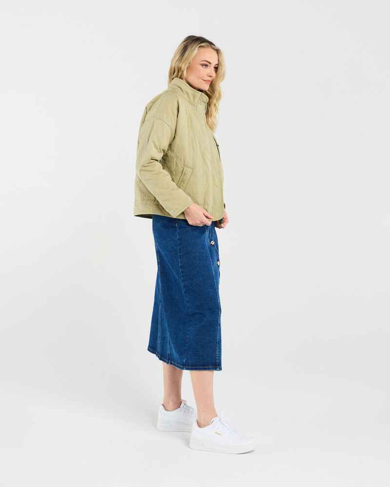BLACKSTONE Helene Quilted Jacket Sage
