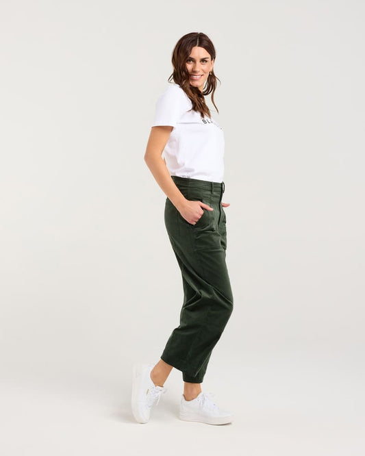 BLACKSTONE Roxi Barrel Cords EGreen