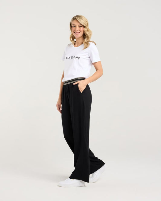 BLACKSTONE Rowan Wool Pants Black