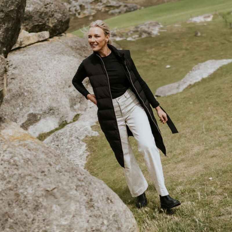 MOKE Bella Maxi Vest Black