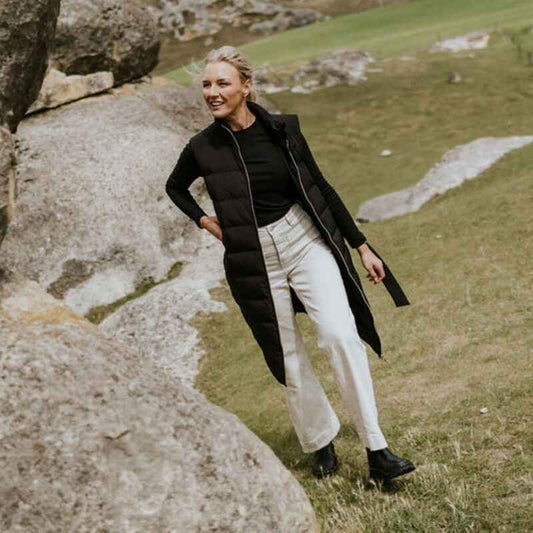 MOKE Bella Maxi Vest Black