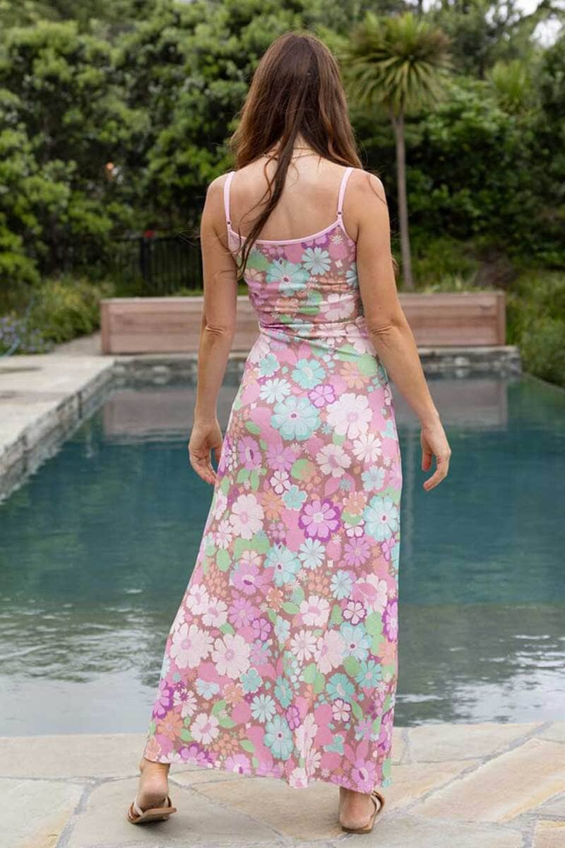 CHARLO Ruby Singlet Dress Retro Pink