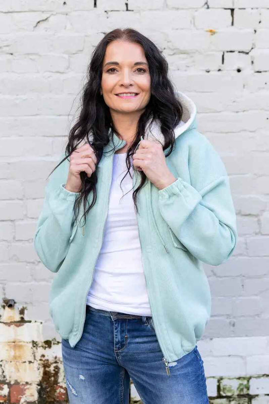 CHARLO Lara Hoody Jacket Mint