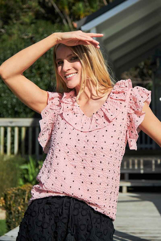 CHARLO Coti Top Pink