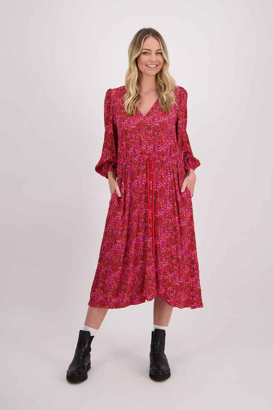 BRIARWOOD Cara Dress RedFl