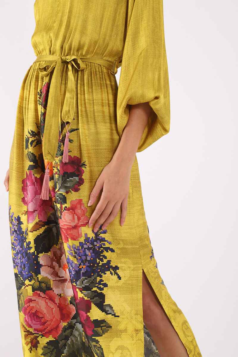 DIXIE Bouquet Dress Yellow