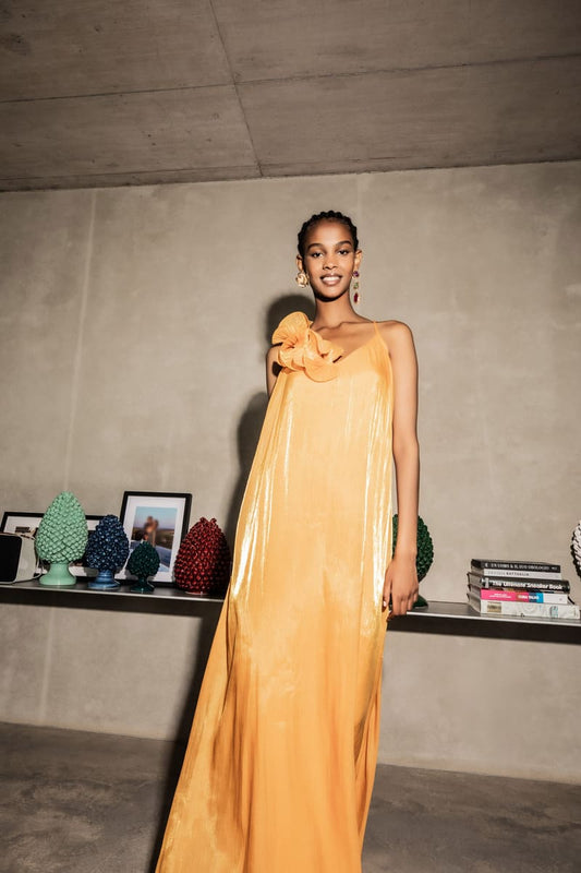 DIXIE Danza Valant Dress Papaya
