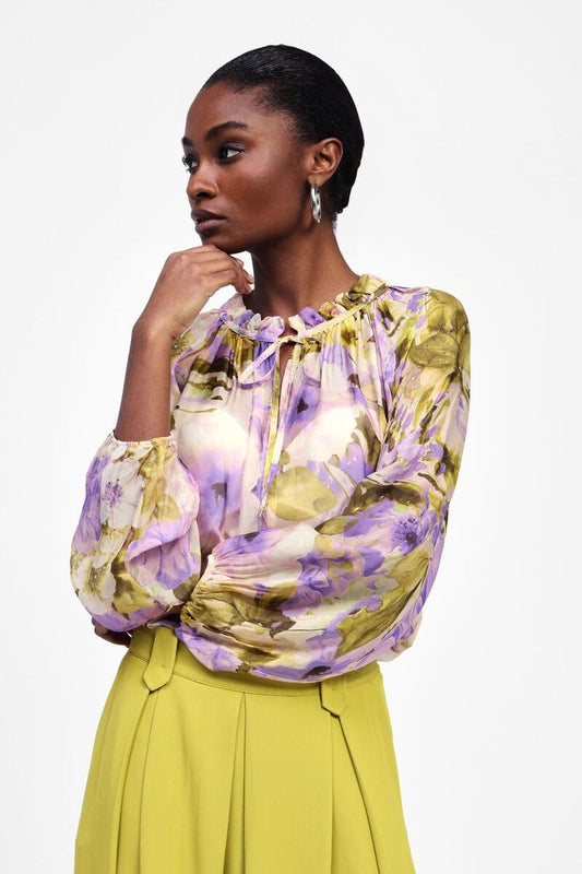 DIXIE Violetta Vixen Blouse Multi