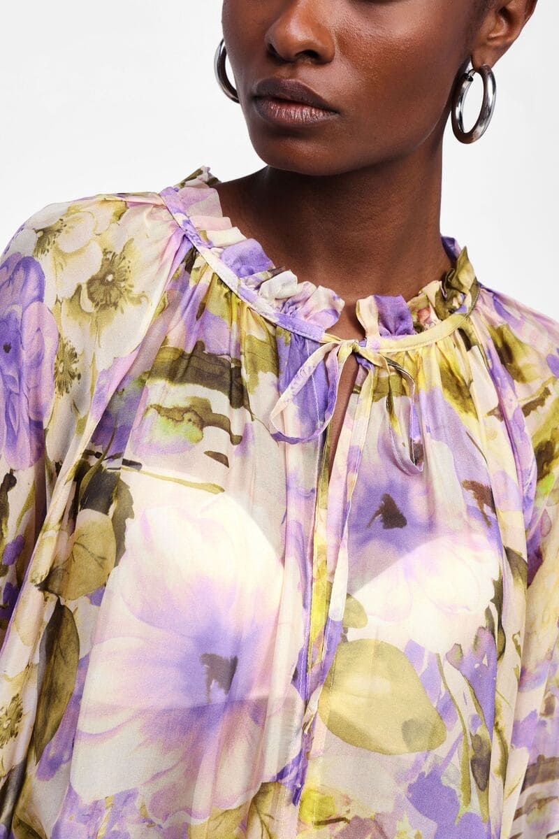 DIXIE Violetta Vixen Blouse Multi