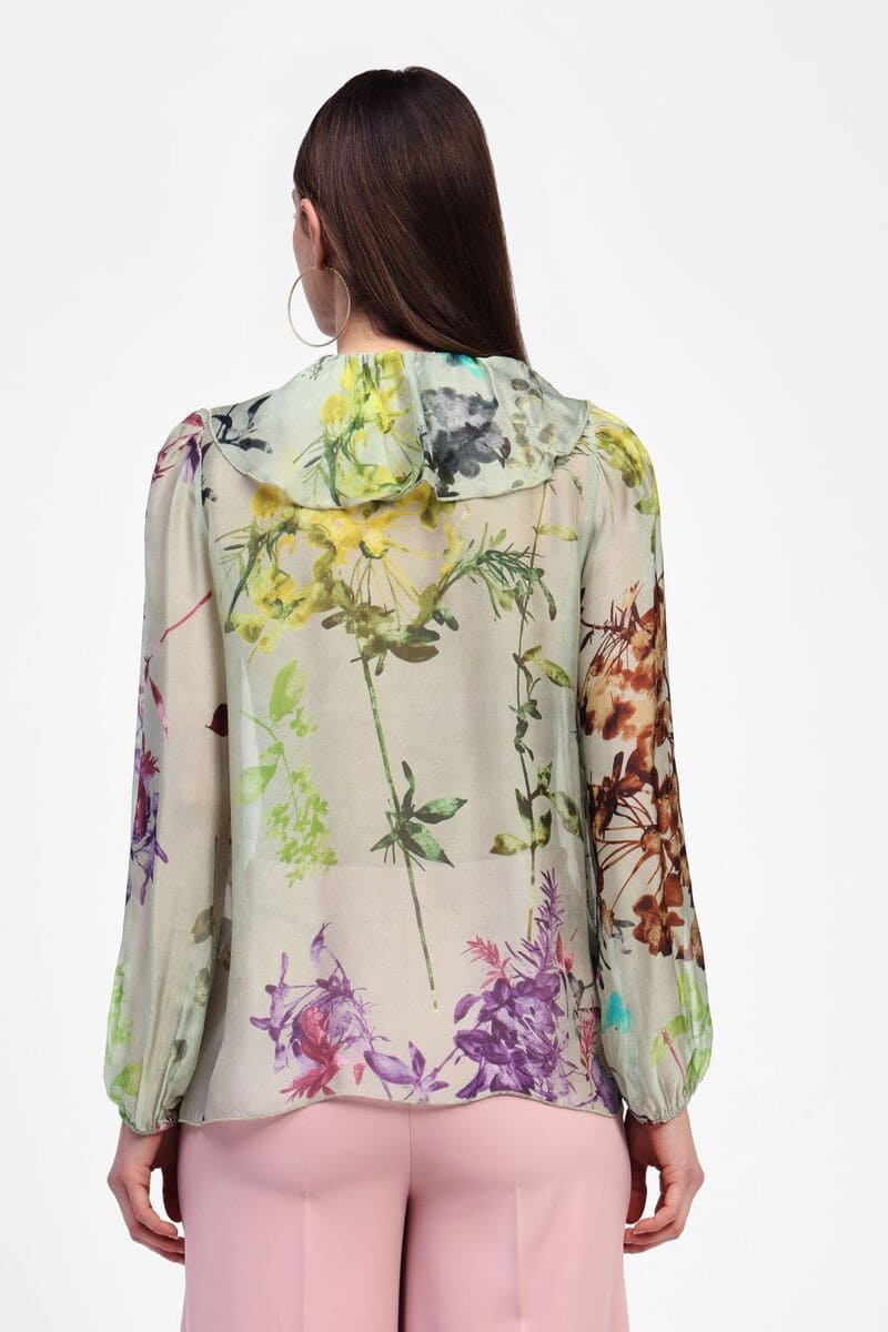 DIXIE Giardino Dreams Blouse Mint
