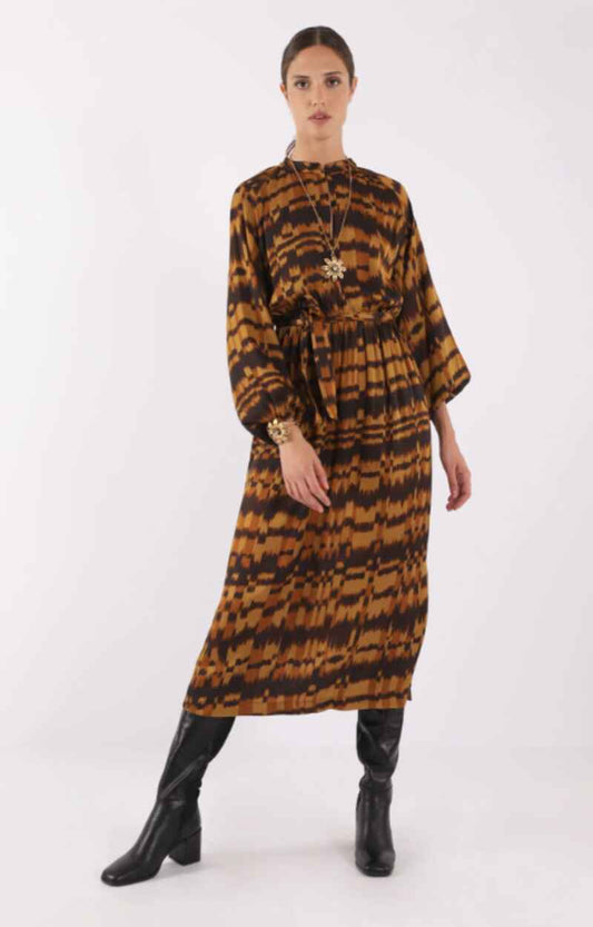 DIXIE Senape Dress Mustard