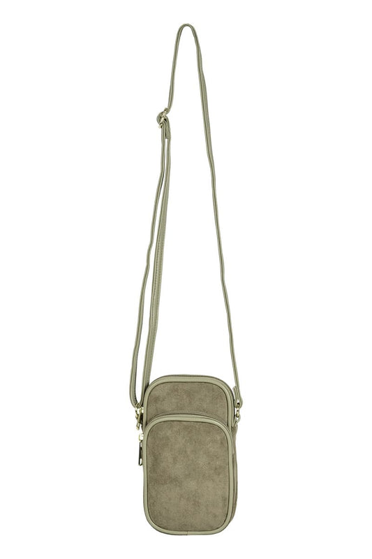 EB&IVE Sable Phone Bag Sage