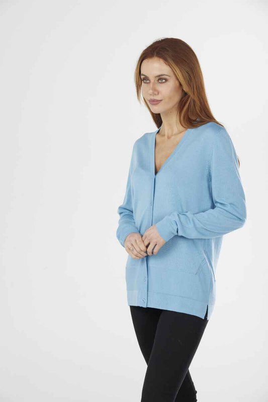 FIELDS VNeck Cardy Blue