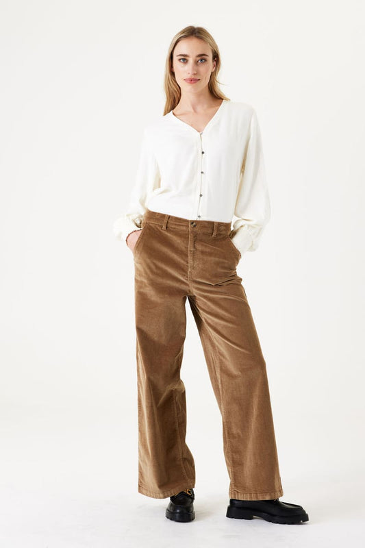 GARCIA Wide Leg Cords GoldBrown