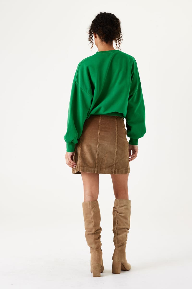 GARCIA Cord Mini Skirt GoldBrown