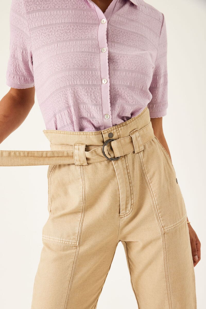 GARCIA Paperbag Belted Pants ICoffee