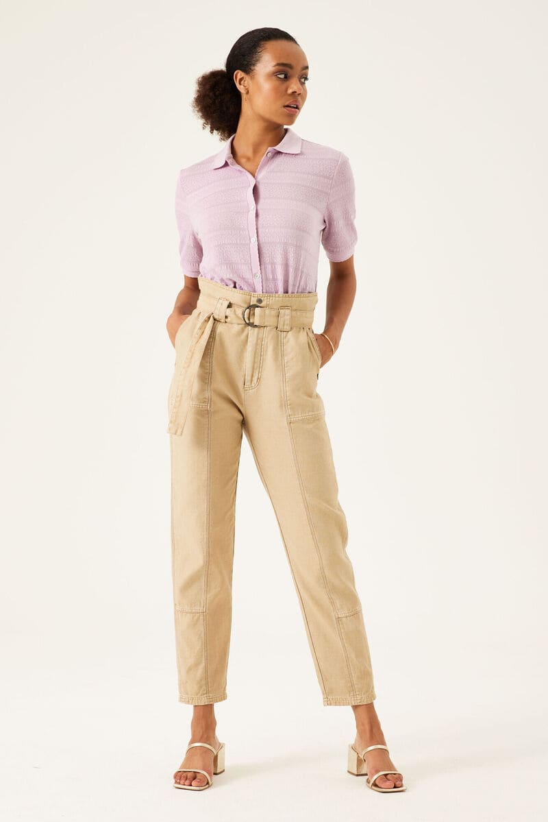 GARCIA Paperbag Belted Pants ICoffee