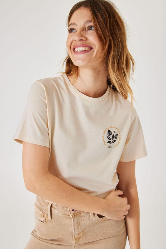 GARCIA Happy Laugh Tee Whitecap