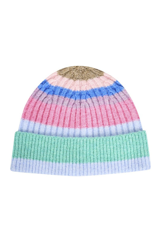 HAVEN Alaska Stripe Beanie Tan