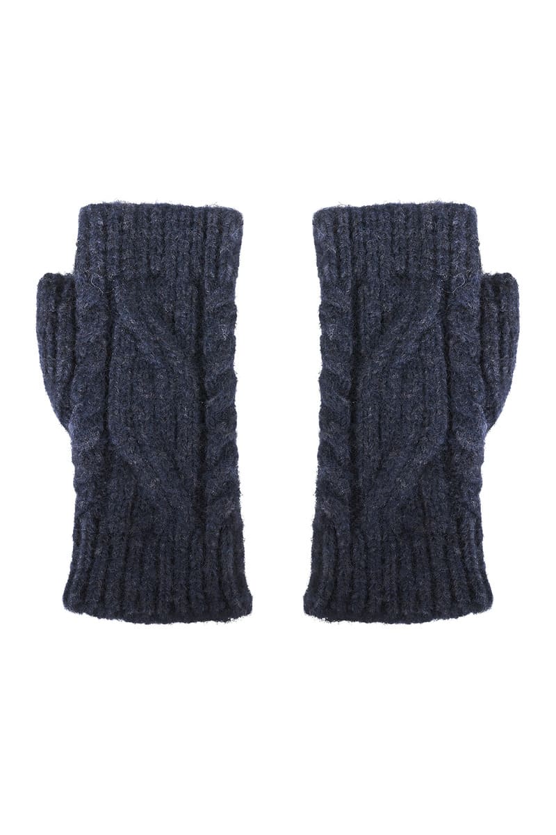 HAVEN Fairbanks Cable Gloves Navy