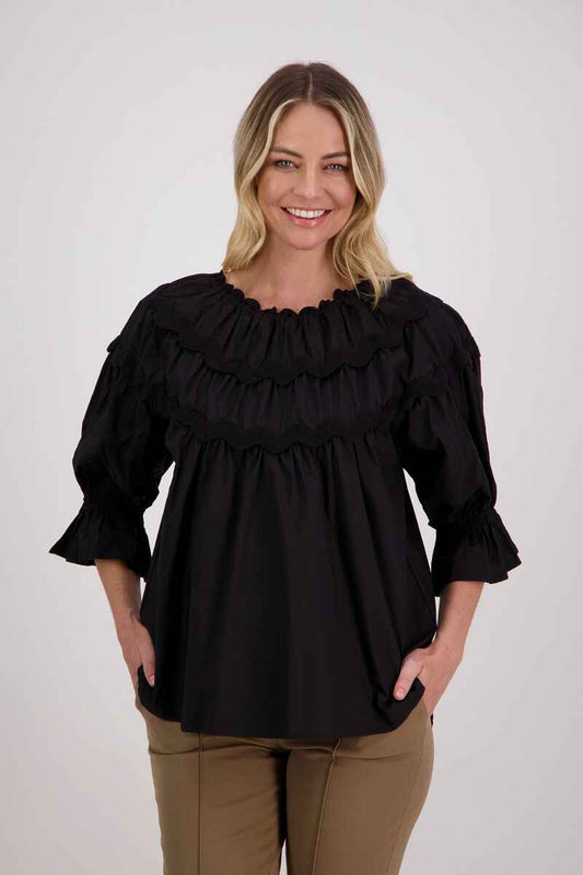 BRIARWOOD Haines Top Black