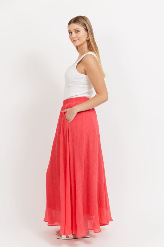 HAVEN Baja Maxi Skirt Punch