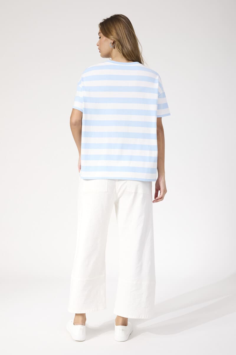 HAVEN Columbus Stripe Tee BBlue