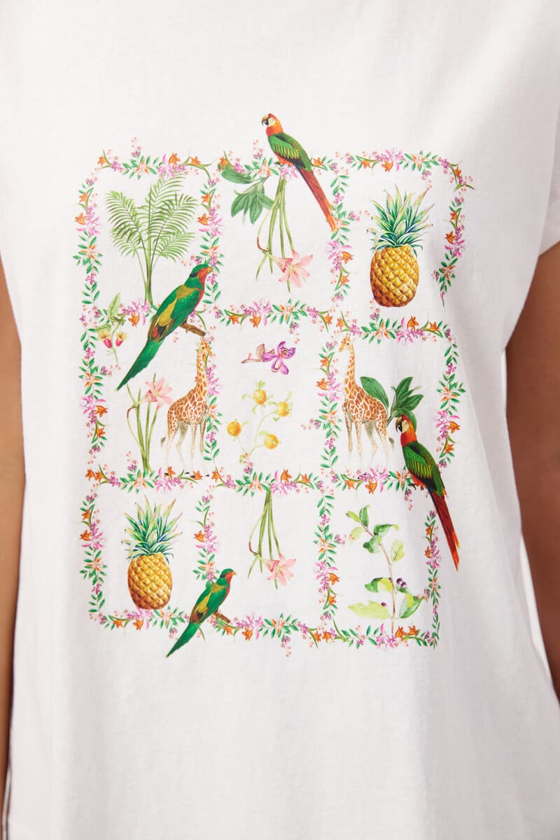 HAVEN Congo Graphic Tee White