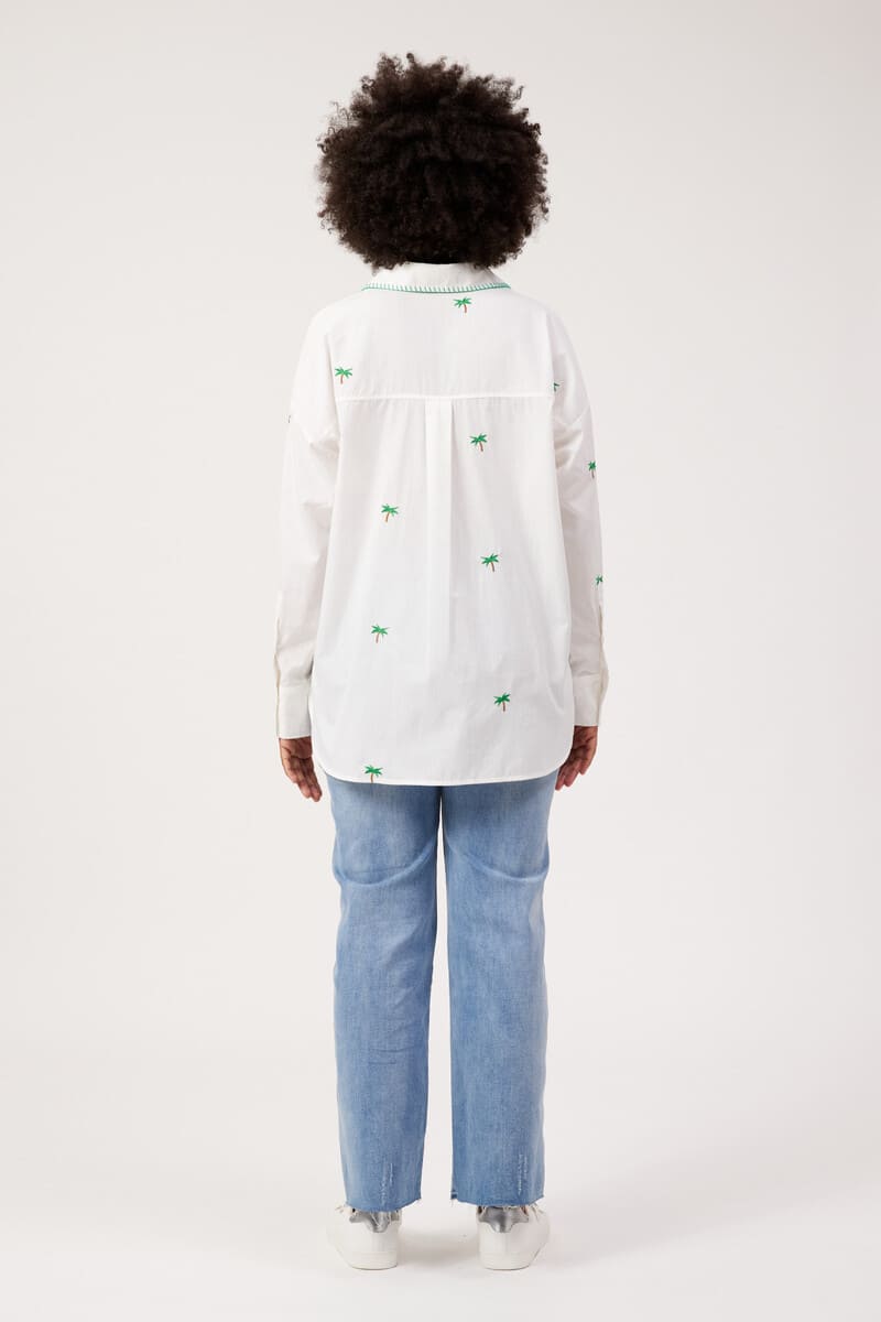 HAVEN Mauritius Embr Shirt White