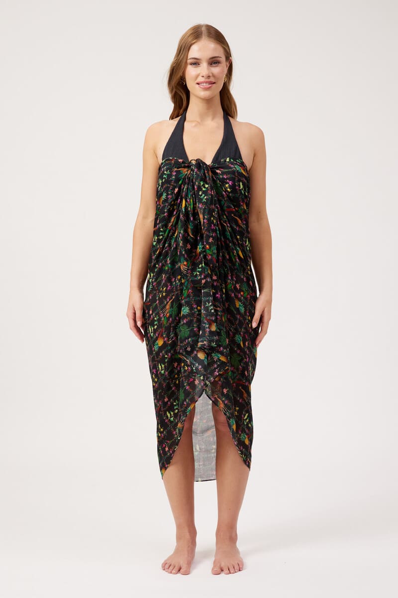 HAVEN Congo Sarong Jungle OSFA