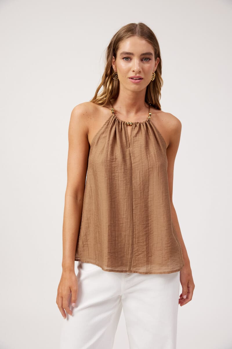 HAVEN Kenya Tank Top Wheat