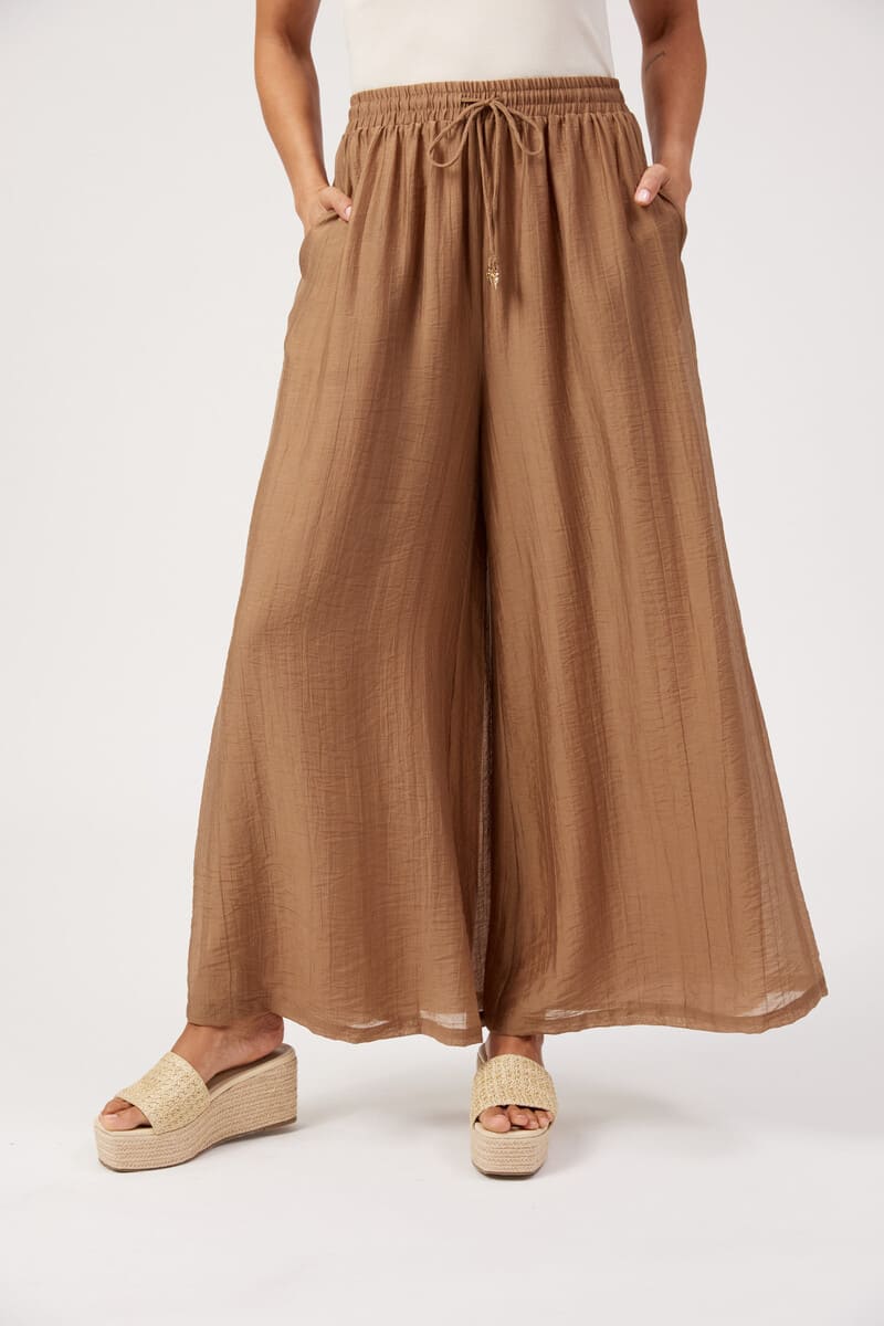 HAVEN Kenya Palazzo Pants Wheat