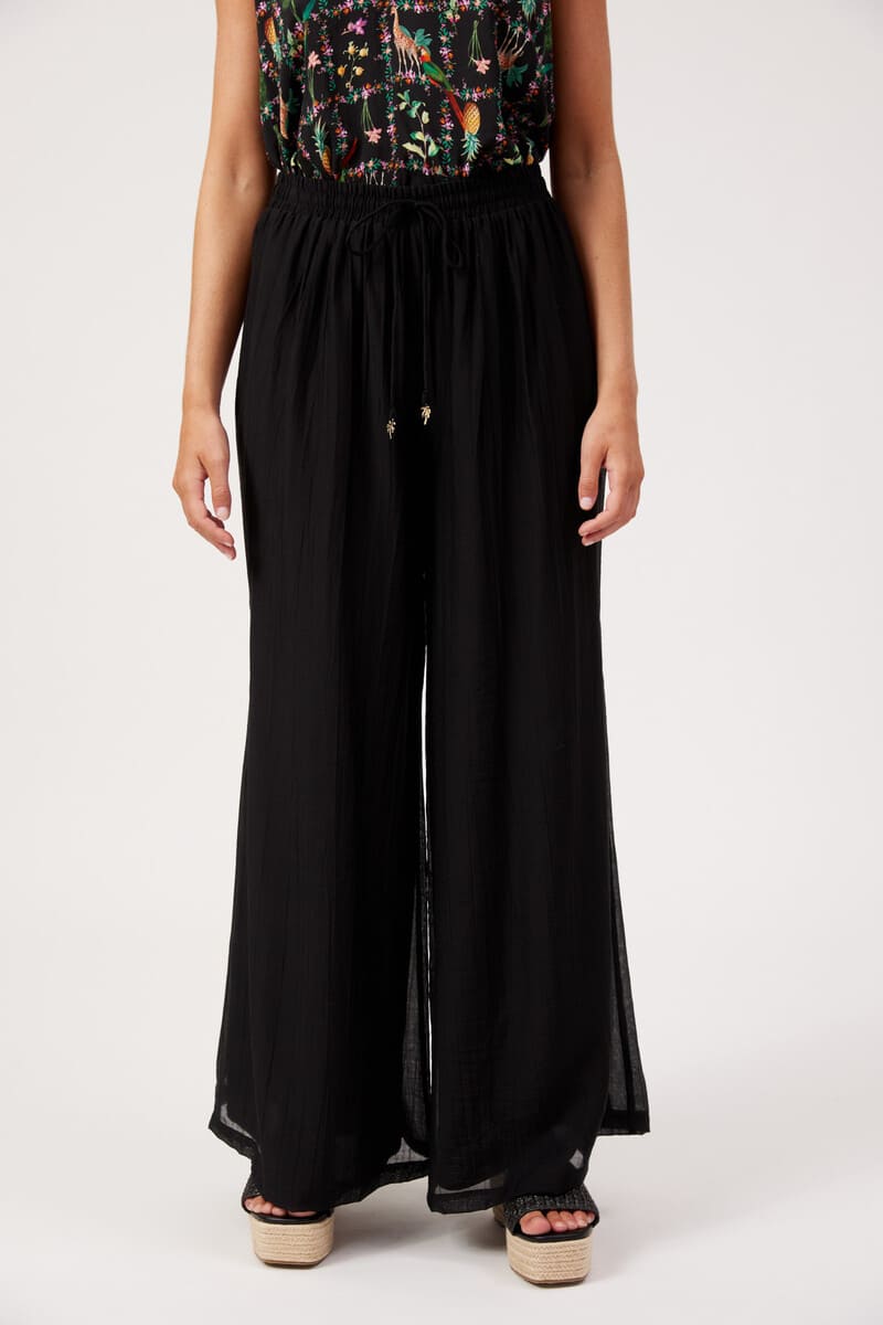 HAVEN Kenya Palazzo Pants Black