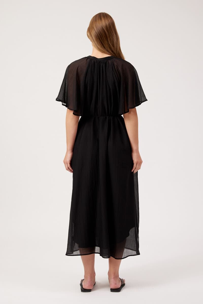 HAVEN Kenya Midi Dress Black