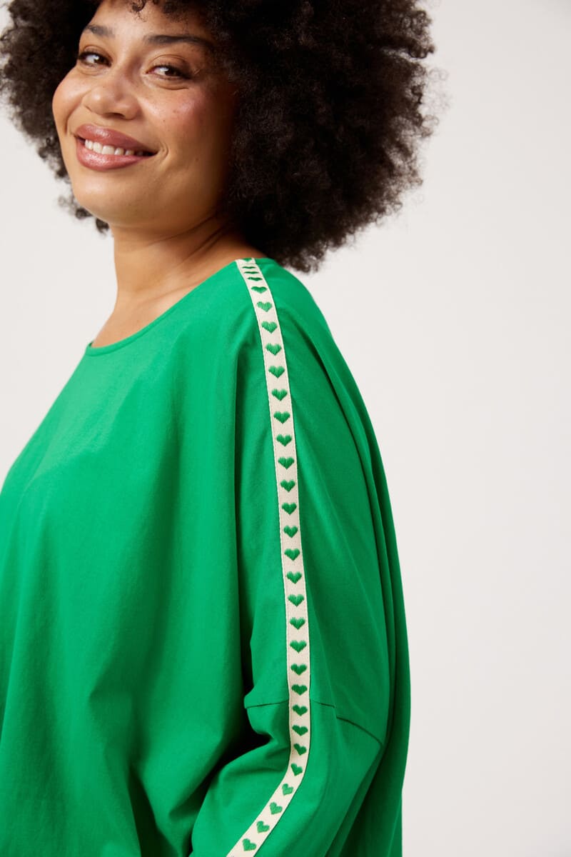 HAVEN Elba Heart LSl Tee Green