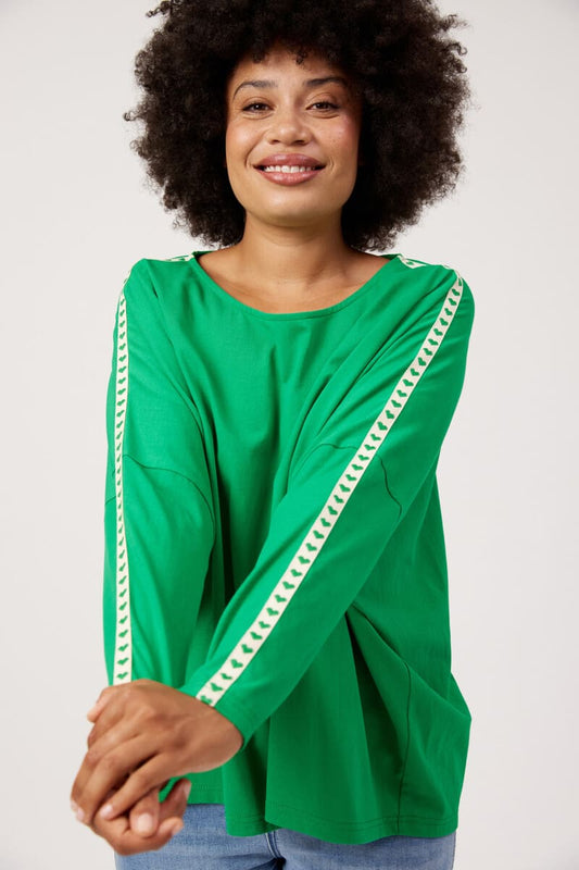 HAVEN Elba Heart LSl Tee Green
