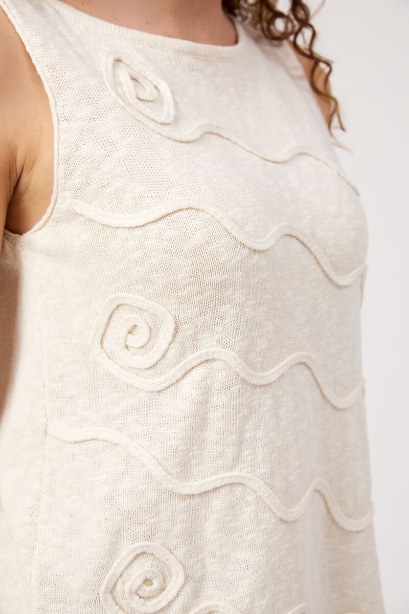 HAVEN Olympus Applique Tank Sand