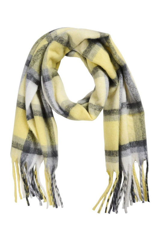 ISLE OF MINE Sloane Check Scarf Butter