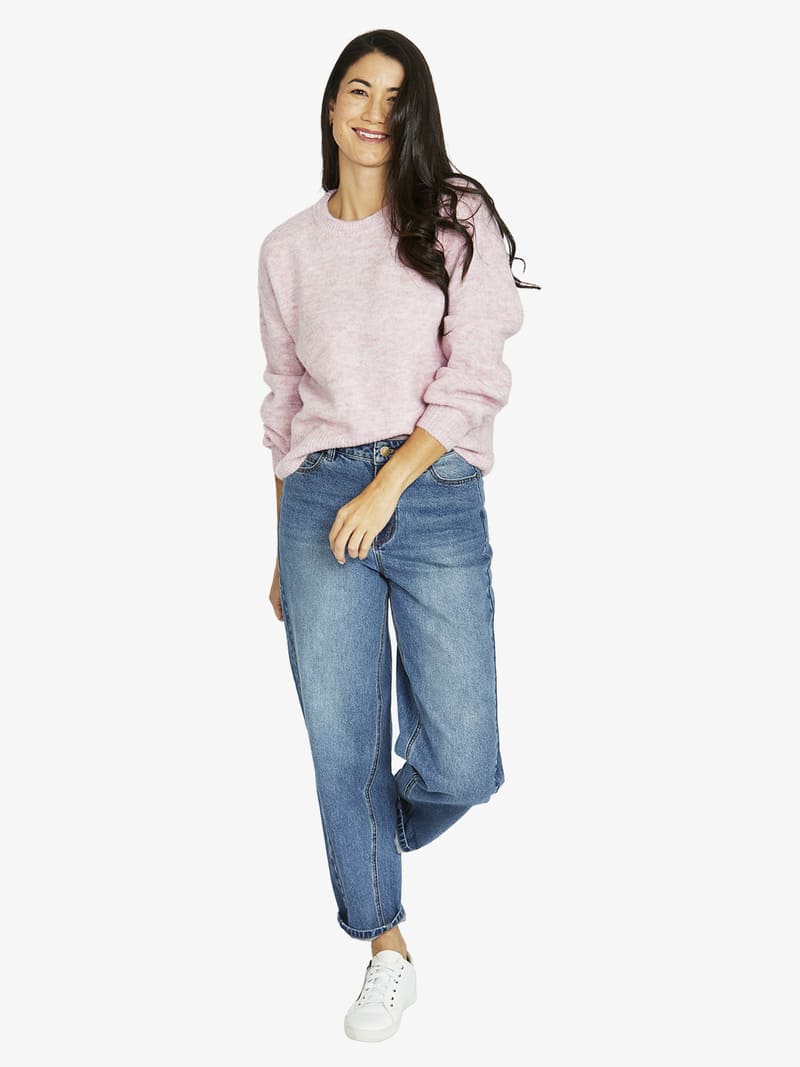 JUMP Crew Pullover PalePink