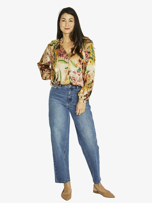 JUMP Spiced Orchids Top Multi