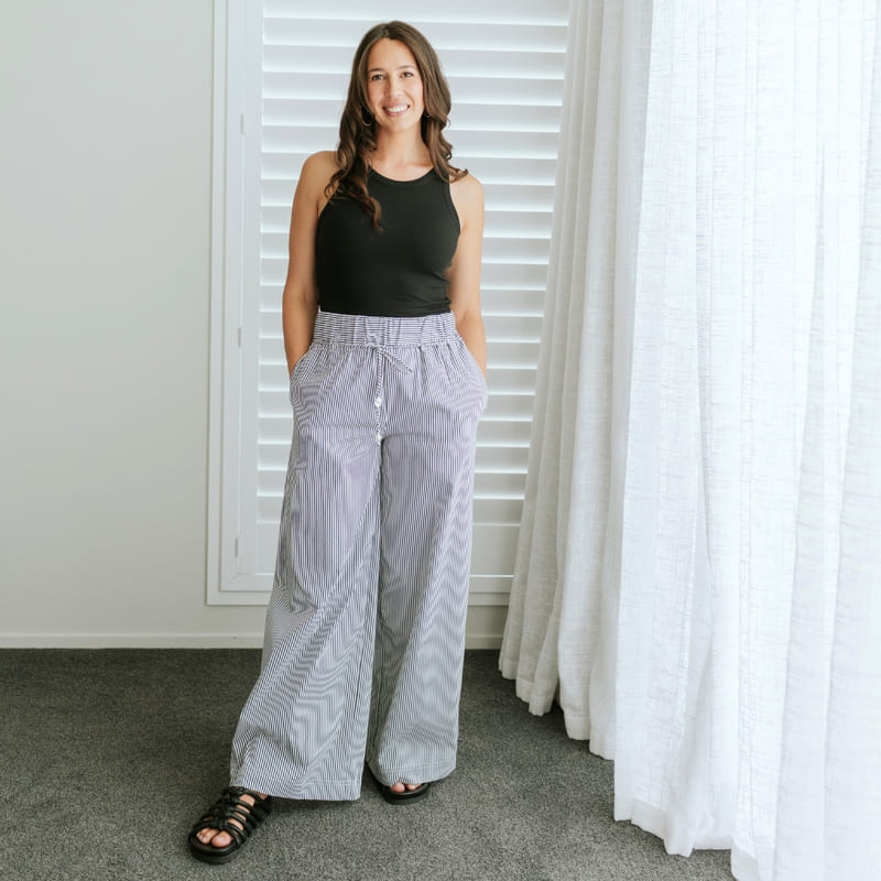MOKE Juno Relaxed Pants Stripe