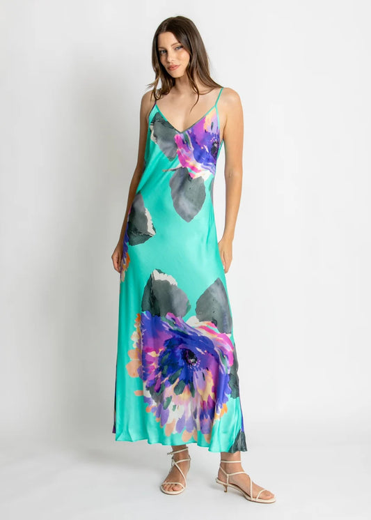 KACHEL Zoey Slip Dress Dusk