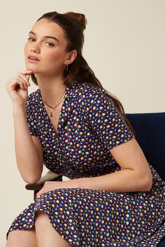 KING LOUIE Sheeva Fifi Dress Mazarine