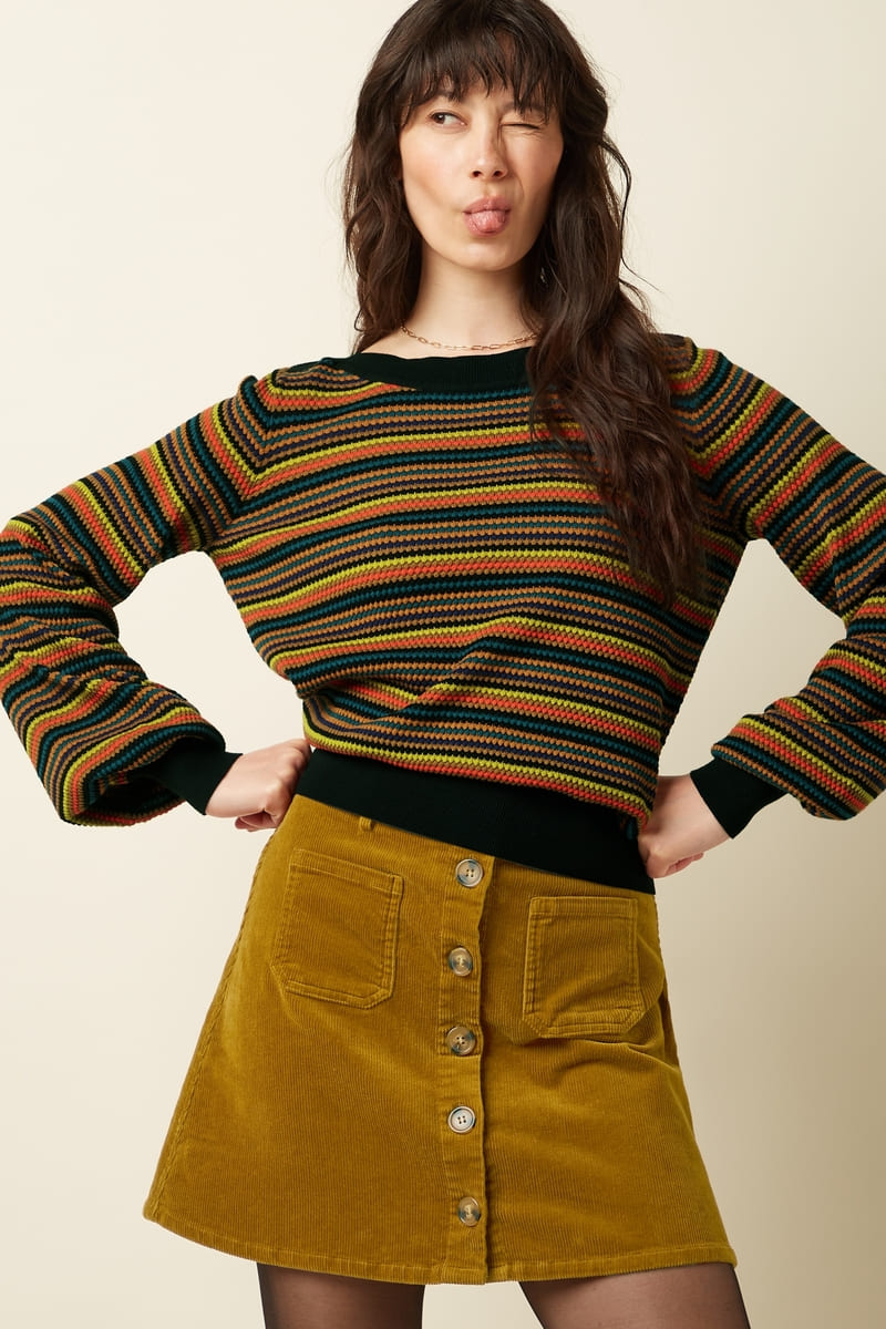 KING LOUIE Audrey Bell Marielle Top Blk