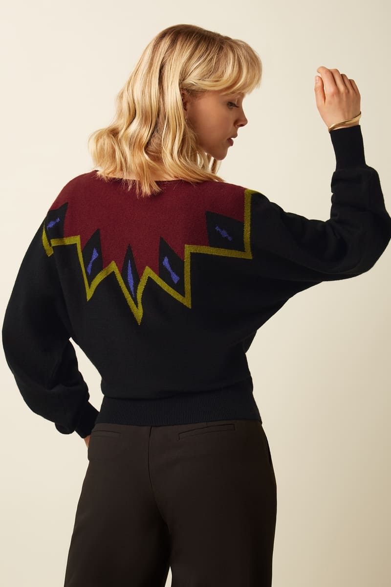 King Louie Valentina Benatar Top Black