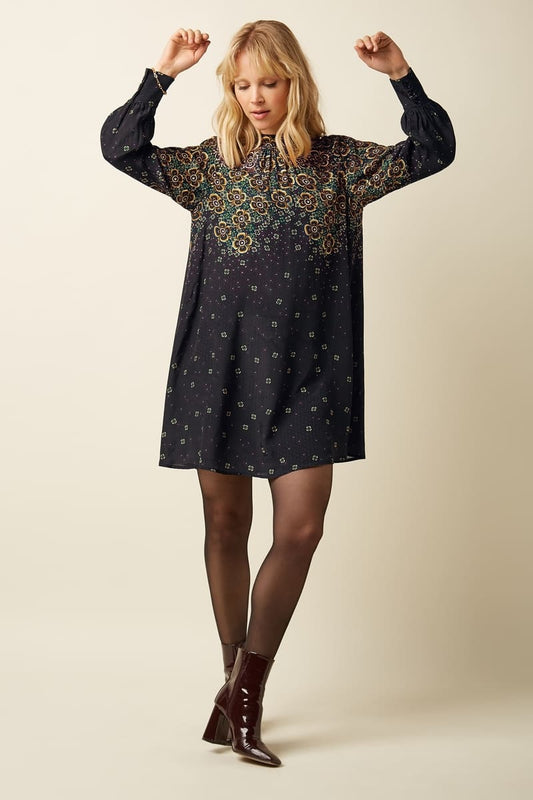 KING LOUIE Sandy Ombra Dress Black